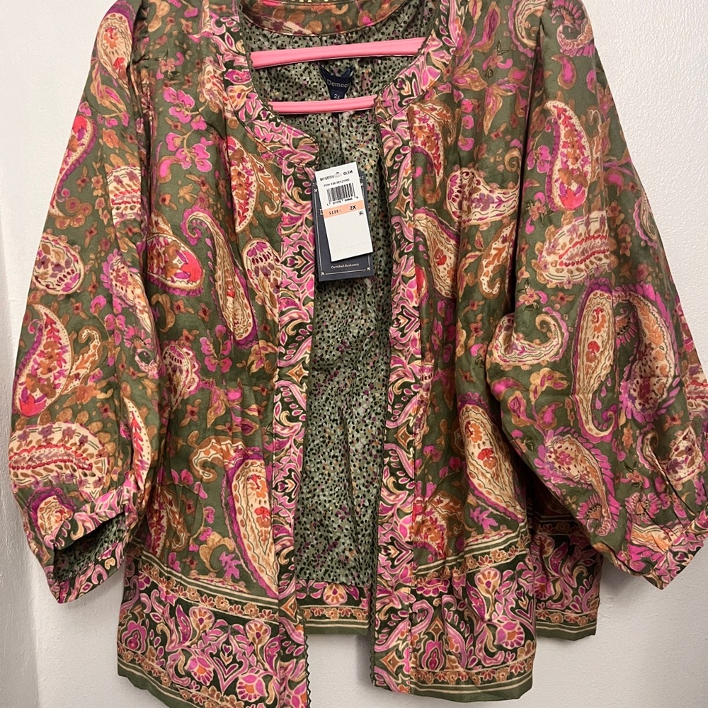 Democracy Reversible Print Jacket
